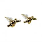 Oorknopjes Dames Verguld RVS Oorbellen met Knoop Oorknoppen, Overige materialen, Birgitta-Gracht 33, 6465 EL Kerkrade, Nederland