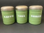 Reseda Groen Koffie, Thee & Suiker Voorraadbussen, Ophalen of Verzenden