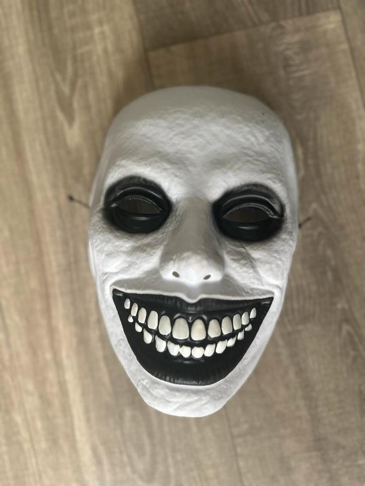 Halloween Masker - Creepy Glimlach, Kleding | Heren, Carnavalskleding en Feestkleding, Nieuw, Accessoires, Halloween, Overige maten
