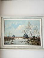 Schilderij met landschap, Antiek en Kunst, Ophalen