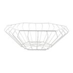 S&P Salt & Pepper fruit schaal, wit metaal, nieuw, Overige materialen, Schaal, Nieuw, Ophalen of Verzenden