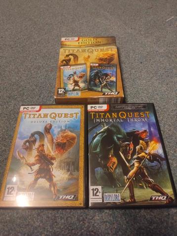 PC - Titan Quest Gold edition met deluxe en Immortal Throne