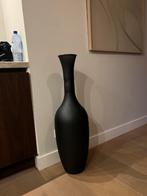 Grote glazen vaas, Huis en Inrichting, Woonaccessoires | Vazen, Ophalen, Zwart, 75 cm of meer, Glas