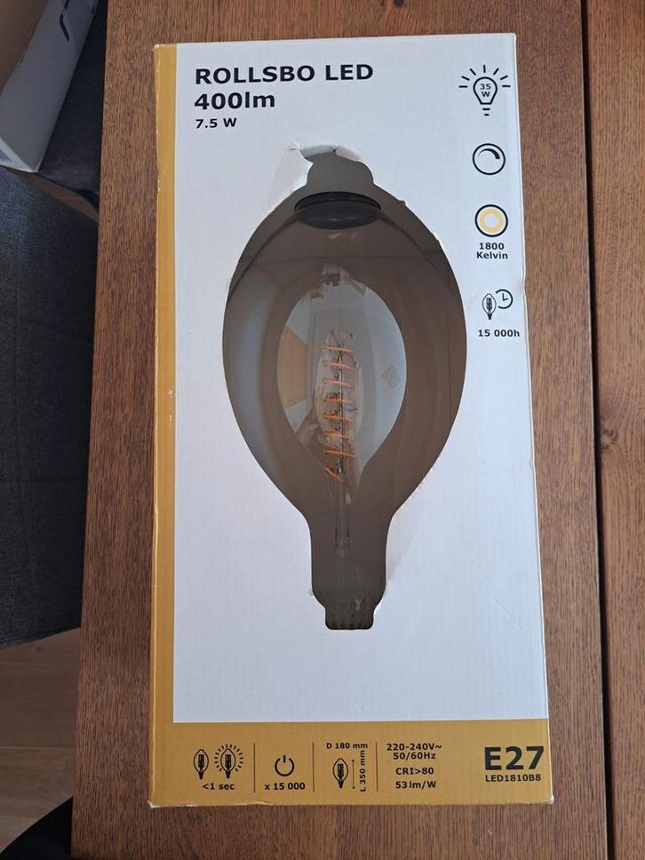 Rollsbo LED Lamp 400lm - Ikea - Mint Conditie, Huis en Inrichting, Lampen | Losse lampen, Ophalen of Verzenden