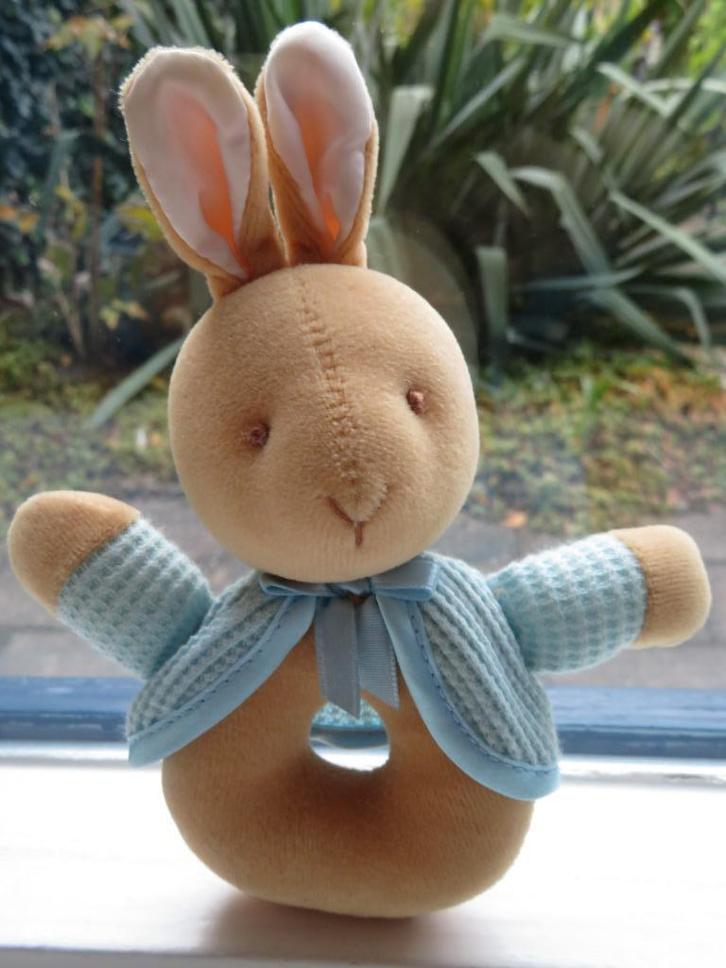 Rammelaar Konijn merk Eden Frederick Warne, Kinderen en Baby's, Speelgoed | Knuffels en Pluche, Zo goed als nieuw, Konijn, Ophalen of Verzenden