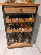 Wijnkast, Huis en Inrichting, Ophalen, Hout, Minder dan 50 cm, Minder dan 5 flessen