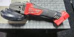 Milwaukee M18 CAG125X, Ophalen of Verzenden, Gebruikt, Minder dan 700 watt, Haakse handslijpmachine