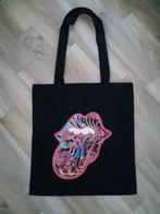 Rolling Stones toffe logo tas, Verzenden, Nieuw, Zwart, Shopper