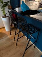 2x Forest Barkruk Hoge Rug by Fast kleur zwart, Ophalen, Twee, Zwart, Zo goed als nieuw