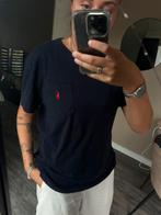 Polo Ralph Lauren tshirt L slimfit marineblauw, Verzenden, Zo goed als nieuw, Blauw