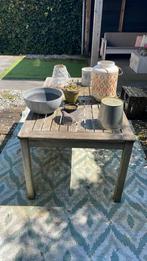 Teak tuintafel, Tuin en Terras, Overige Tuin en Terras, Ophalen, Gebruikt