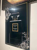 Plexiglas Schilderij Parfumfles - 90x60 cm, Huis en Inrichting, Woonaccessoires | Schilderijen, Tekeningen en Foto's, Ophalen of Verzenden