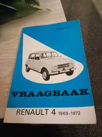 Renault 4 Vraagbaak 1969-1972, Auto diversen, Handleidingen en Instructieboekjes, Ophalen of Verzenden
