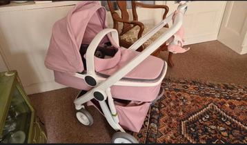 Greentom pink blossom kinderwagen  beschikbaar voor biedingen