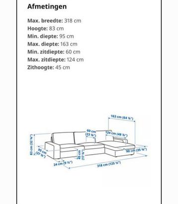 IKEA Kivik hoekbank met chaise longues - afbeelding 3