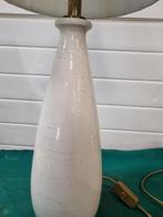 tafellamp designe deens vintage stoffen kap, Huis en Inrichting, Lampen | Tafellampen, Ophalen of Verzenden, 'T Olde Gre-j, Info@toldegrej.nl