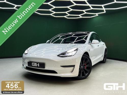 Tesla Model 3 Performance AWD 75 kWh Trekhaak | Marge | NAP, Auto's, Tesla, Bedrijf, Te koop, Model 3, 4x4, ABS, Adaptive Cruise Control
