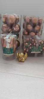 Kerstballen bruin koper, Diversen, Kerst, Ophalen, Zo goed als nieuw