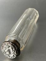 Glazen fles met zilveren dop, Ophalen of Verzenden, Zilver