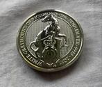 White Greyhound of Richmond 2 oz zilveren munt, Ophalen of Verzenden, Overige landen, Losse munt, Zilver