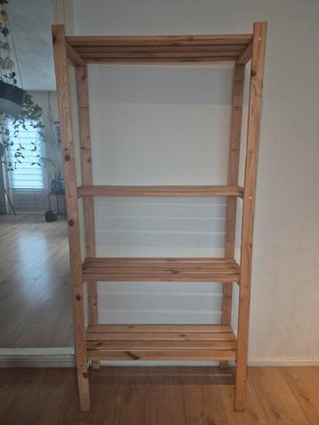 Houten Stellingkast - 170cm Hoog beschikbaar voor biedingen