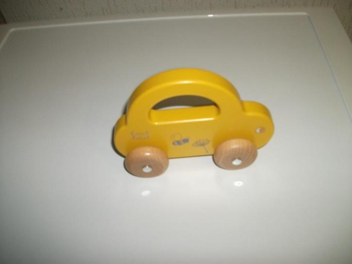 Autootje Label Label, Kinderen en Baby's, Speelgoed | Houten speelgoed, Gebruikt, Ophalen of Verzenden