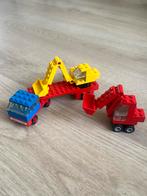 Lego set 649 low loader with excavator vintage, Ophalen of Verzenden, Gebruikt, Complete set, Lego