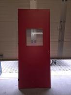 Binnendeur 93x229 stomp met glas, Doe-het-zelf en Verbouw, Platen en Panelen, Ophalen, Zo goed als nieuw, Hout