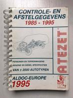Atezet auto afstelgegevens 1985-1995, Auto diversen, Handleidingen en Instructieboekjes, Ophalen of Verzenden