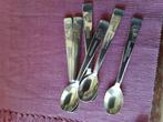 6 kasteel lepeltjes, zilver kasteel, rechterenmheer,, Ophalen of Verzenden, Gebruikt