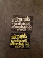 3462 Mikro Gids Stickers, Verzamelen, Stickers, Ophalen of Verzenden, Gebruikt, Overige typen