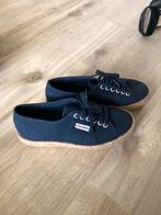 Superga, Blauw, Ophalen of Verzenden, Zo goed als nieuw, Espadrilles of Moccasins