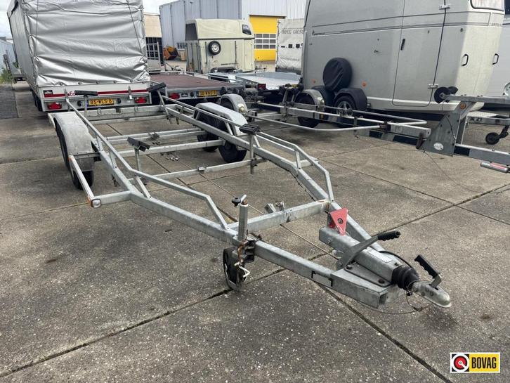 Bij Impex Melro boottrailer dubbel as 650 cm bj.1999 1700kg, Watersport en Boten, Boottrailers, Gebruikt