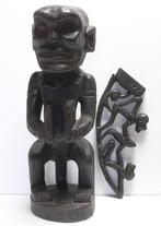 GERESERVEERD beeld ASMAT Papua  Papoea tribal kunst Indie, Antiek en Kunst, Ophalen of Verzenden