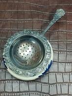 Vintage Delfts blauw theeservies en theezeefje, Antiek en Kunst, Antiek | Goud en Zilver, Ophalen of Verzenden