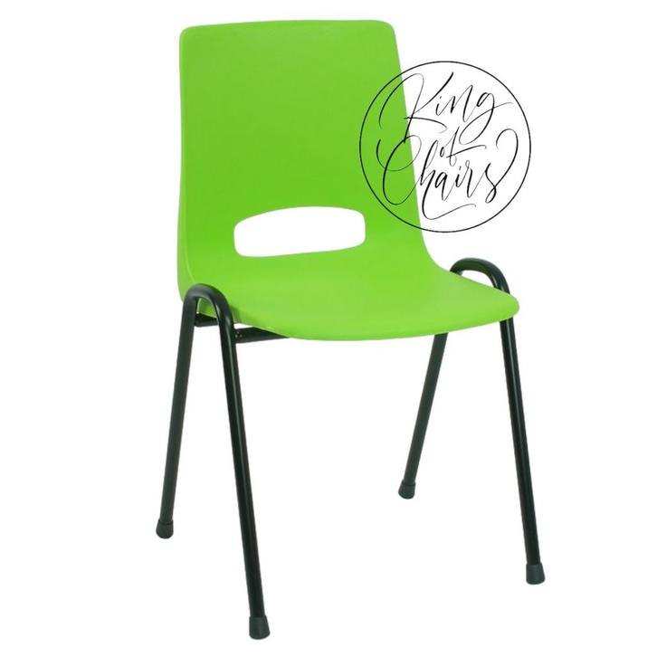 Kantinestoel Samantha limegroen stapelstoel lime kuipstoel, Huis en Inrichting, Stoelen, Nieuw, Vijf, Zes of meer stoelen, Kunststof
