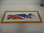 A5595 Abstract werk van Alfred Gokel in lijst, Ophalen of Verzenden