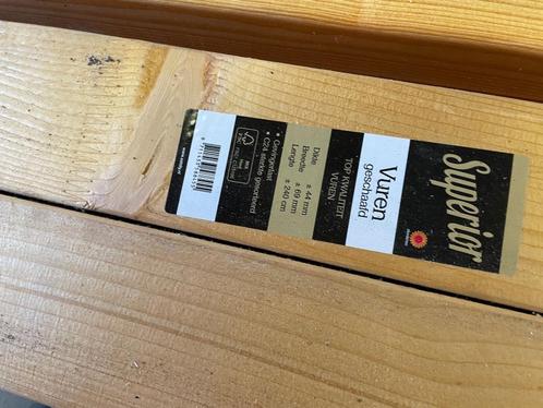 houten latten, Doe-het-zelf en Verbouw, Hout en Planken, Gebruikt, Balk, Vuren, 200 tot 250 cm, Minder dan 25 mm, Ophalen