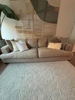 Beige driezits / drie en half zits bank plofbank 260 cm, Huis en Inrichting, Banken | Bankstellen, Ophalen, 250 tot 300 cm, Gebruikt