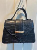 Primark mini handtas zwart croco print met draagriem, Verzenden, Nieuw, Zwart, Handtas