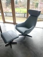 Topform design fauteuil verstelbaar + draaibaar + voetenbank, Huis en Inrichting, Ophalen, Relax fauteuil, 75 tot 100 cm, Zo goed als nieuw