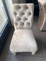 Goudkleurige Stoffen Stoelen - Set van 5, Ophalen, Gebruikt, Overige kleuren, Stof