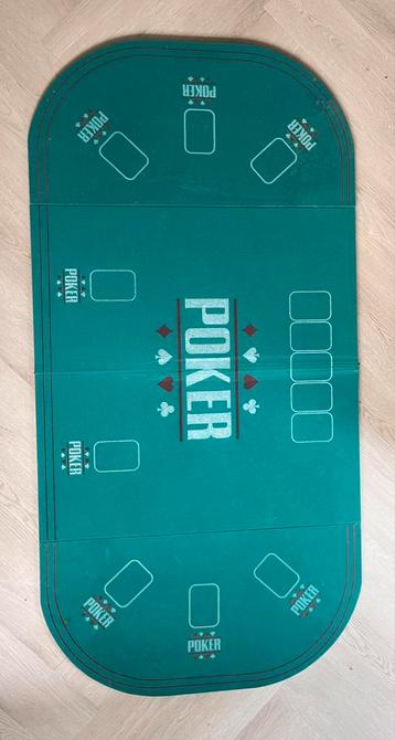 Opvouwbaar pokertafelblad beschikbaar voor biedingen