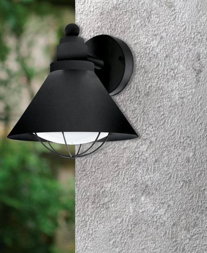 60 % VOORDEEL --  NIEUWE BUITENLAMPEN EGLO  BARROSELA, Tuin en Terras, Buitenverlichting, Nieuw, Wandlamp, Staal, Minder dan 50 watt