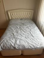 Boxspring met opbergruimte + matras – 140x200 cm, Huis en Inrichting, Slaapkamer | Boxsprings, Ophalen, Tweepersoons, 140 cm, Zo goed als nieuw
