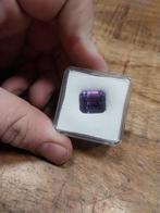 Grote paarse facet geslepen amethist, Sieraden, Tassen en Uiterlijk, Edelstenen, Ophalen of Verzenden