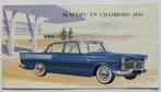 Folder Simca Beaulieu en Chambord uit 1958, Gelezen, Verzenden, Overige merken, Diverse schrijvers