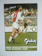 Spelerskaart. Edo.Ophof. Ajax. Quick kaart, Verzamelen, Ophalen of Verzenden, Zo goed als nieuw, Ajax, Spelerskaart