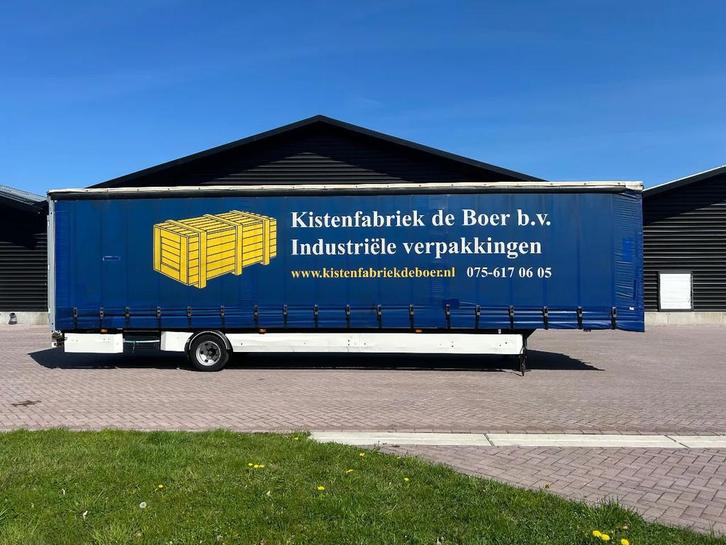 kuiper Be oplegger schuifzeilen EN schuifdak 7 TON 10.95 LAN, Auto's, Vrachtwagens, Bedrijf, Te koop, Aanhangers en Opleggers