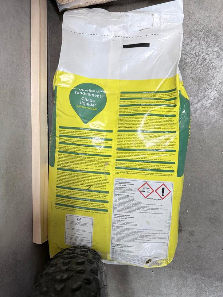 Vloeibare Zandcement Weber VZC, Doe-het-zelf en Verbouw, Metselstenen, Nieuw, Overige typen, Ophalen of Verzenden